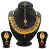 Sukkhi Marvellous Gold Plated Temple Jewellery Coin Necklace Set for Women