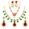 Sukkhi Cluster Gold Plated AD Set of 2 Necklace Set Combo For Women