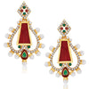 Sukkhi Dazzling Gold Plated Australian Diamond Earrings