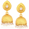 Sukkhi Gleaming Gold Plated Pearl Jhumki Earrings For Women