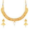 Sukkhi Modish Jalebi Gold Plated Collar Necklace Set For Women