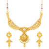 Sukkhi Stunning Jalebi Gold Plated necklace set for women