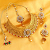 Sukkhi Trendy Jalebi Gold Plated necklace set for women