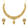 Sukkhi Designer Gold Plated Floral Choker Necklace Set for Women