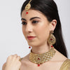 Sukkhi Stylish Gold Plated Choker Neckalce Set for Women