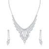 Sukkhi Sleek Rhodium Plated Necklace Set for Women