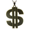 Sukkhi Modern Gold Oxidized Dollar Sign Pendant With Chain For Men