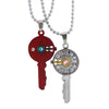 Sukkhi Exclusive Key With Female Symbol 2 Pcs Pendant With Chain For Men