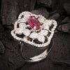 Sukkhi Stunning CZ Rhodium Plated Ring for Women