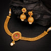 Sukkhi Exotic Gold Plated Choker Necklace Set for Women