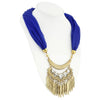 Sukkhi Designer Gold Plated Scarf Necklace With Chain For Women