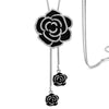 Sukhi Ritzy Floral Rhodium Plated Necklace for Women