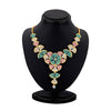 Sukkhi Enchanting Gold Plated Australian Diamond Necklace Set-1