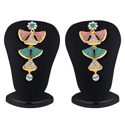 Sukkhi Enchanting Gold Plated Australian Diamond Necklace Set-2