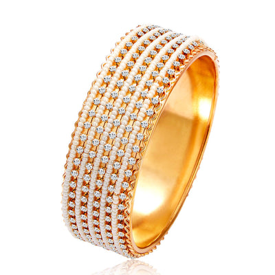 Sukkhi Delightful Gold Plated Kada For Women