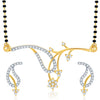 Pissara Exotic Gold Plated CZ Set of 3 Mangalsutra Set Combo For Women-3