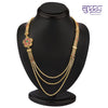 Sukkhi Marvellous Gold Plated Three String AD Necklace Set