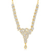 Sukkhi Ravishing Gold Plated Australian Diamond Stone Studded Necklace Set-1