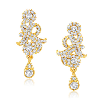 Sukkhi Ravishing Gold Plated Australian Diamond Stone Studded Necklace Set-2