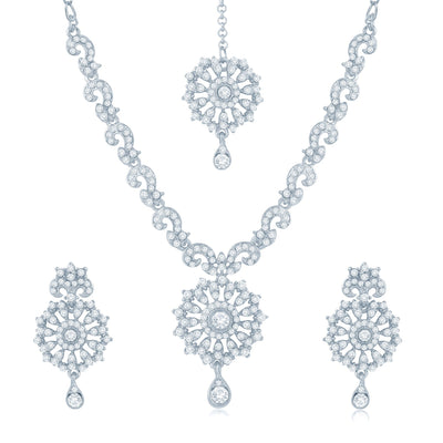 Sukkhi Graceful 3 Pieces Necklace Set Combo-1