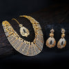 Sukkhi - Kritika Kamra Dazzling Gold Plated Australian Diamond Wedding Necklace Set