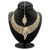 Sukkhi Sleek Gold plated AD Stone Necklace Set-1