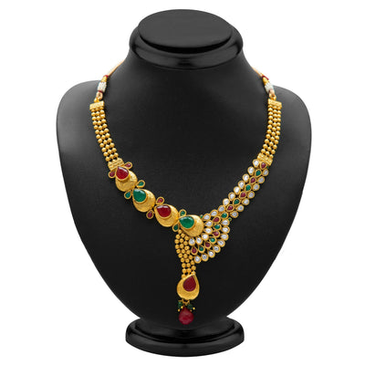 Sukkhi Fine Gold Plated Necklace Set for Women-1