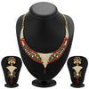 Sukkhi Creative Gold Plated Meenakari AD Necklace Set for Women