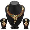 Sukkhi Briliant Gold Plated Meenakari AD Necklace Set for Women