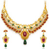 Sukkhi Luxurious Gold Plated AD Necklace Set for Women-3