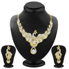 Sukkhi Exotic Peacock Gold Plated AD Necklace Set for Women-1