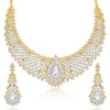 Sukkhi Incredible Gold Plated AD Necklace Set for Women-3