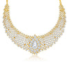 Sukkhi Incredible Gold Plated AD Necklace Set for Women-4