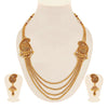 Sukkhi Incredible Gold Plated Kairi Design 4 String Necklace Set for Women