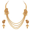 Sukkhi Incredible Gold Plated Kairi Design 4 String Necklace Set for Women-3