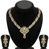 Sukkhi Stunning Gold Plated AD Necklace Set for Women