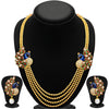 Sukkhi Gorgeous Peacock Gold Plated Set of 3 Necklace Set Combo For Women-1