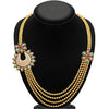 Sukkhi Bewitching Four Strings Gold Plated Necklace Set-2