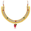 Sukkhi Glorious Gold Plated Temple Jewellery Necklace Set-3
