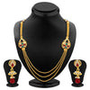 Sukkhi Exotic Three Strings Gold Plated Necklace Set