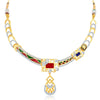 Sukkhi Modish Gold Plated Geometrical Shaped Necklace Set-3