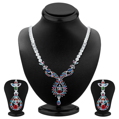 Sukkhi Sublime Gold Plated AD Necklace Set