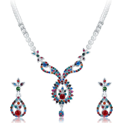 Sukkhi Sublime Gold Plated AD Necklace Set-1