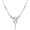 Sukkhi Fascinating Rhodium Plated AD Necklace Set-3