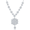 Sukkhi Exquisite Rhodium Plated AD Necklace Set-3