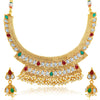 Sukkhi Enchanting Gold Plated Necklace Set-1