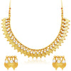 Sukkhi Pretty Gold Plated Temple Jewellery Necklace Set-1