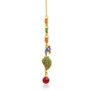 Sukkhi Intricately Crafted Peacock Gold Plated AD Necklace Set-7