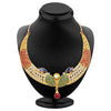 Sukkhi Intricately Crafted Peacock Gold Plated AD Necklace Set-2