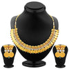 Sukkhi Pleasing Gold Plated Temple Jewellery Necklace Set